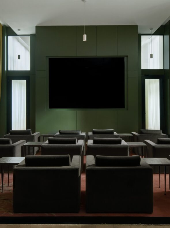Theater Room at Jasper Hunters Point in Long Island City