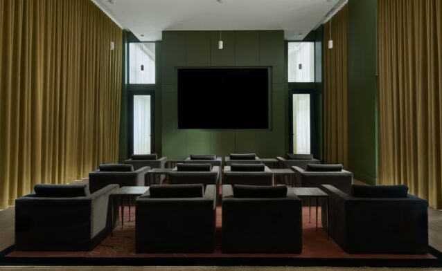 Theater Room at Jasper Hunters Point in Long Island City